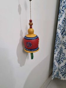 handcrafted terracotta decorative hanging bell