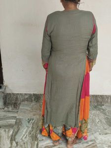 Women's Kurta Set with Skirt(Indo-western)
