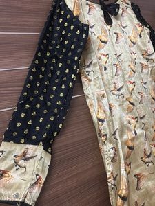 Bird Print Kurti Top