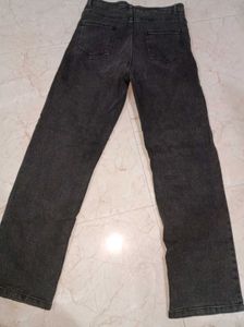 grey straight Leg Jeans
