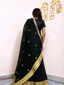 Stylish Black lehnga Set with dupatta