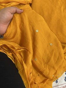 Yellow Embroidered Kurta Set