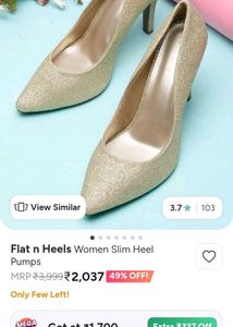Sparkling Pointed Toe Heels