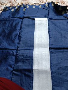 Elegant Blue Embroidered sunt
