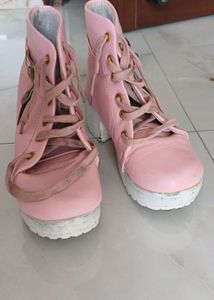Pink Boots