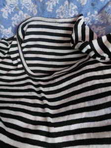 Striped Knit Top