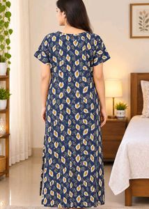 Comfortable Printed Nightgown