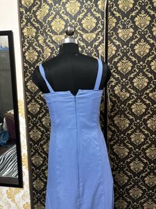 Elegant Blue Maxi Dress