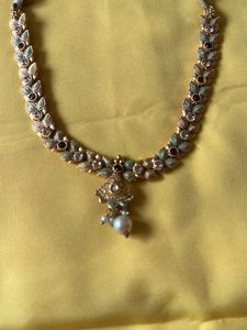 Gold Pleated Nackless