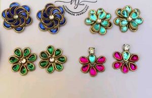 Earrings studs  Set of  four