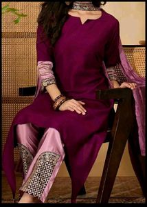 Elegant Women's embroidery Kurta Set