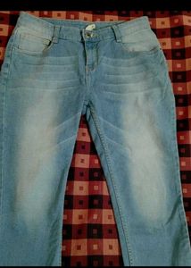 Stylish Blue Denim Jeans Combo