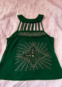 Very Fancy Neck And Stones Work Top
