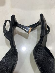 Sparkling Black Heels size 38