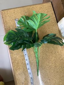 2 Pcs Artificial Monstera Plant