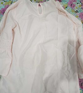 Light Pink Bell Sleeve Top