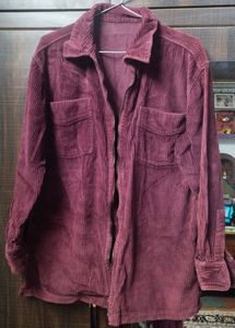 Unisex Oversizes Courdroy Shirt + Jacket