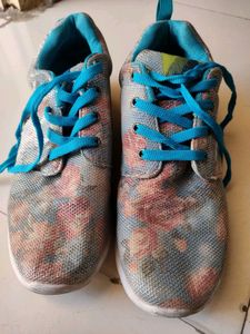 Floral Print Running Shoes