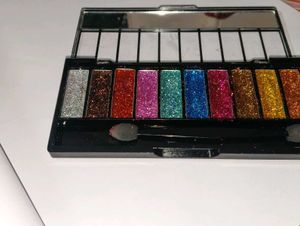 RITZ BEAUTY 10 Color Glitter Eyeshadow Palette
