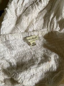 White Cut-Out Mini Dress