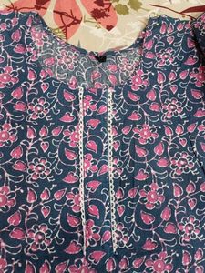 Floral Print Kurta