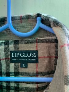 Plaid Long Sleeve overshirt