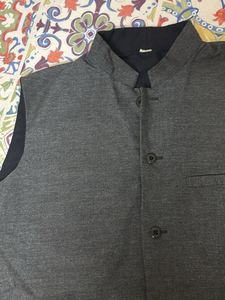 Men's Grey Nehru Jacket