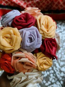 Fabric Flower Bouquet