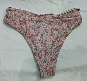 💛 Floral Stripe Bikini Bottoms