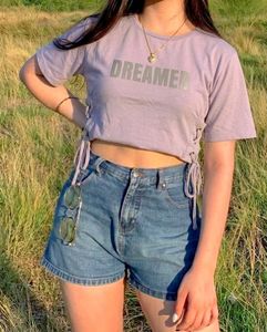 Dreamer Lace-Up T-Shirt