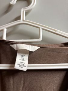 Brown Long Sleeve Bodysuit