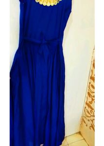 👗nevy  Blue Embellished gown dress🫶🏻