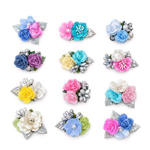 Set of 12 Floral Decorative DIY Pieces