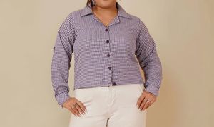 XXL check casual shirt