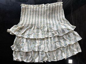 Zara Tiered Ruffle Mini Skirt