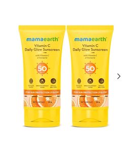 Mamaearth Vitamin C Daily Glow Sunscreen Pack of 2