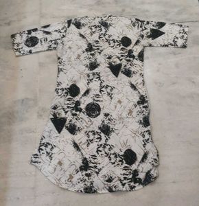 Abstract Print Casual Tunic