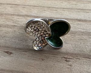 Sparkling Butterfly Ring