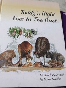 Teddy's Night Lost In The Bush Book-hard cover