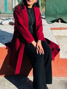 Maroon Long Coat