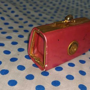 Pink Guy Laroche Vintage Mini Clutch