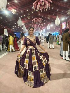 Navratri Purple Lehenga Choli - Full Size