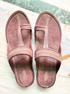Brown Kolhapuri Chappal Sandals