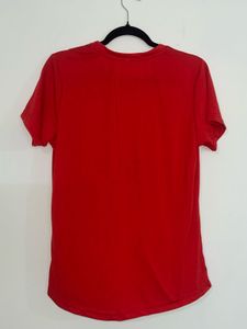 Vibrant Red Basic T-Shirt