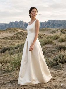 Elegant satin gown