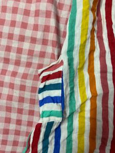 Cute Rainbow Striped Dress