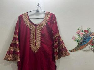 Full Gher Plazo Kurta