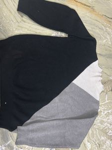 Stylish Color Block Sweater