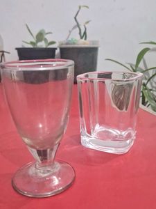 Set Of Two Unique Shorts Glass A