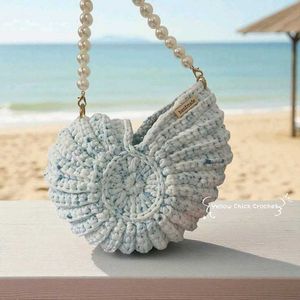 Handmade Crochet Shell Bag